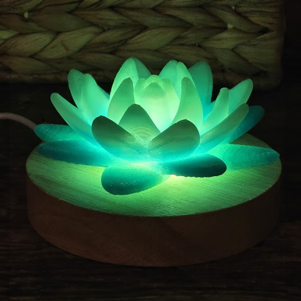 SeaPunk lamp glowing